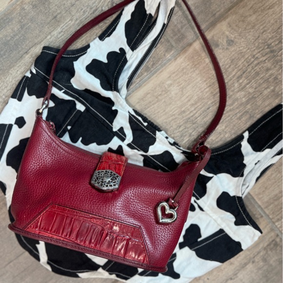 Vintage Y2K Brighton red leather handbag - Picture 8 of 16